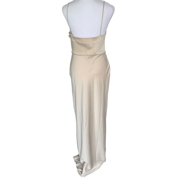 BHLDN - NWT Freya Satin Charmeuse Formal Bridesmaid Maxi Dress Sz 4 - Picture 7 of 12